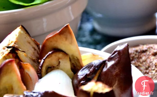 Frites d'Aubergines Au Citron Et à la Noix de Coco