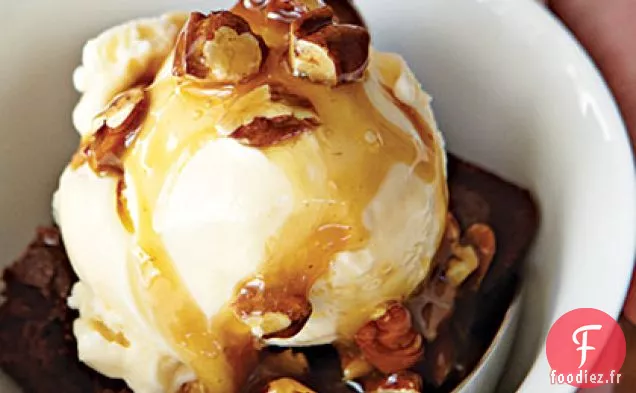 Sundaes Brownie Aux Tortues Au Chocolat