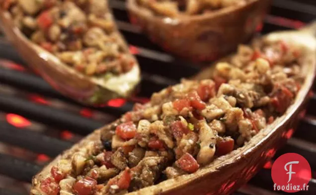 Aubergines Farcies Grillées