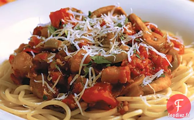 Spaghetti Aux Aubergines