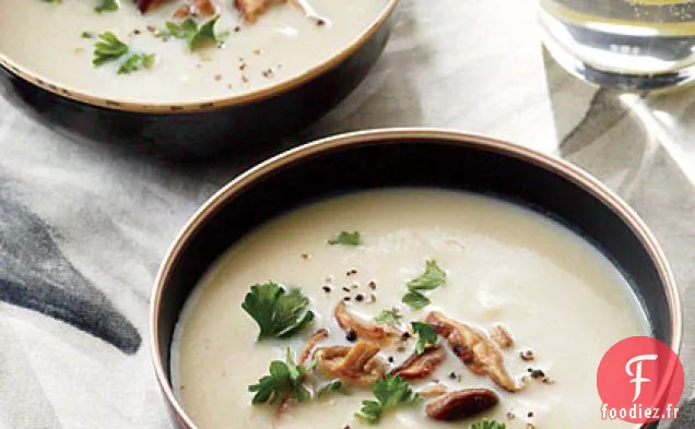 Soupe de Chou-fleur aux Shiitakes