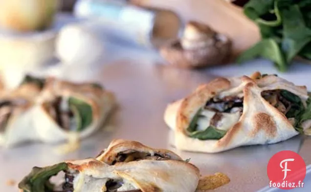 Calzones d'Épinards au Fromage Bleu