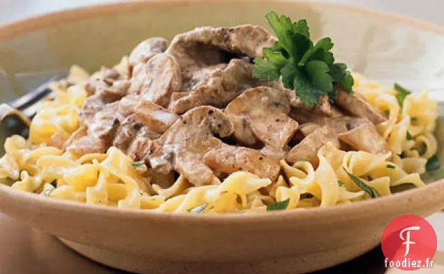 Boeuf Stroganoff