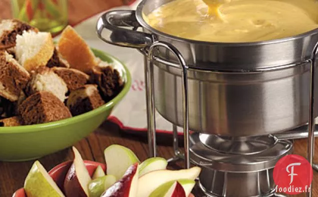 Fondue au Cheddar