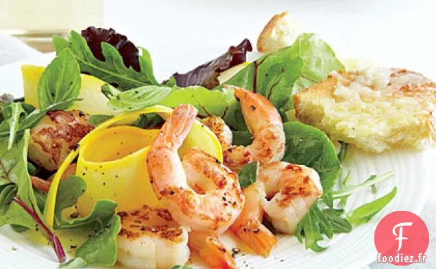 Salade de Crevettes et d'Herbes