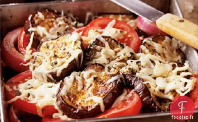 Gratin d'Aubergines et Tomates Grillées
