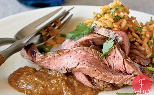 Steak de Bison avec Mole Poblano