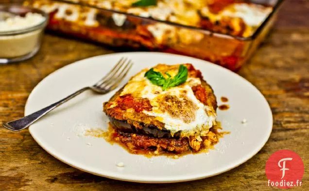 Recette d'Aubergines Au Parmesan