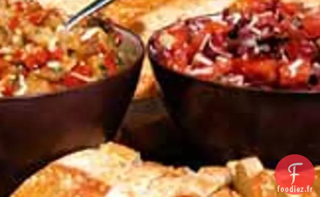 Recettes Chez Penzeys Epices Bruschetta Aux Aubergines Et Poivrons Grillés