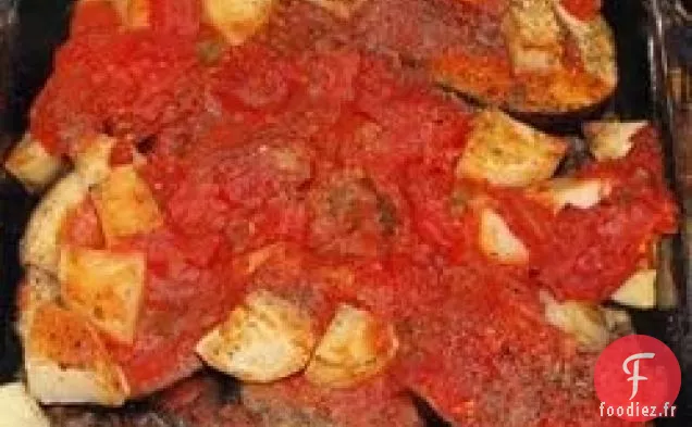 Aubergines au Four Libanaises