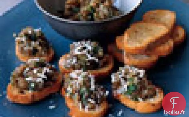 Bruschette aux Aubergines