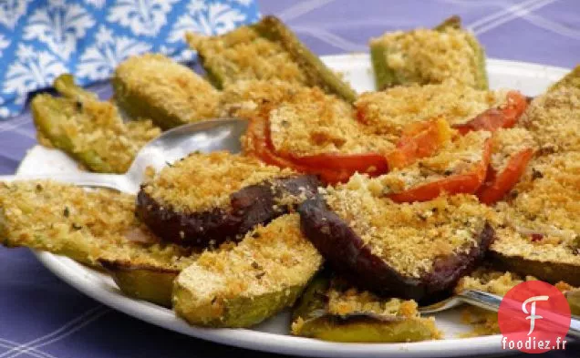 Légumes Cuits Au Four Avec De La Chapelure
