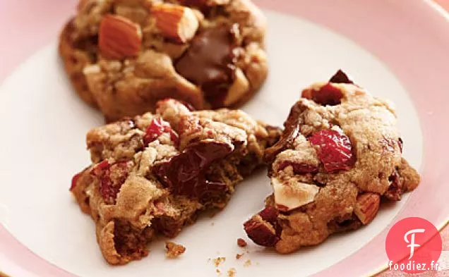Biscuits aux Cerises, Aux Amandes, au Chocolat et En Morceaux