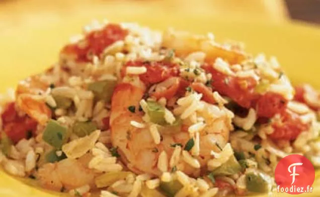 Pilaf de Crevettes des Basses Terres