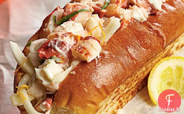 Rouleaux de Salade de Homard au Fenouil Rasé et aux Agrumes