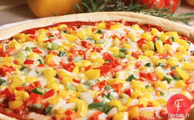 Pizza aux Trois Poivrons