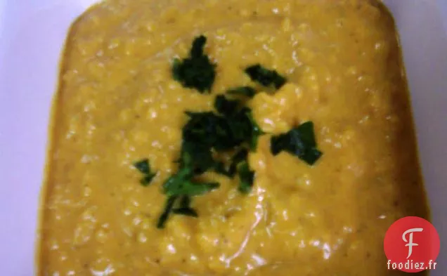 Soupe Crémeuse À la Citrouille Au Curry