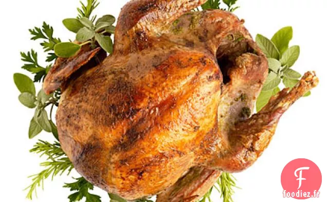 Dinde Grillée au Beurre de Moutarde aux Herbes