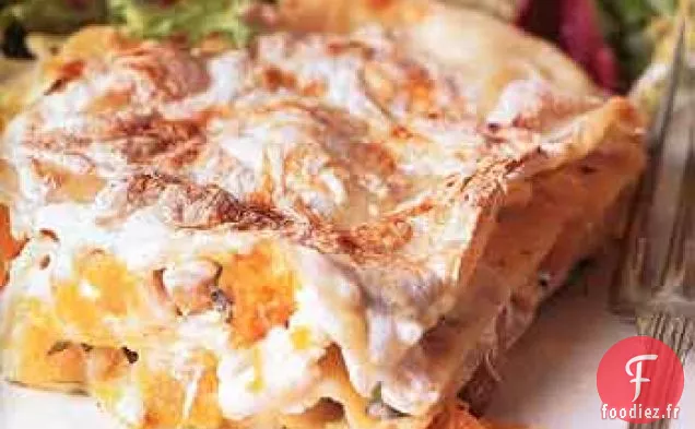 Lasagnes à la Courge Musquée et aux Noisettes