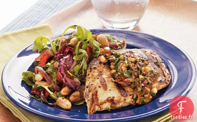 Poitrine De Poulet Aux Tomates Séchées Grillées