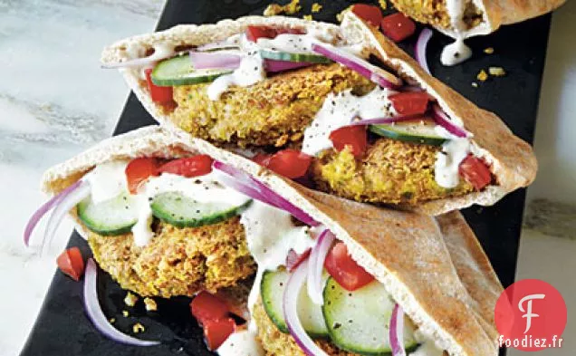 Mini Sandwichs de Poche au Falafel