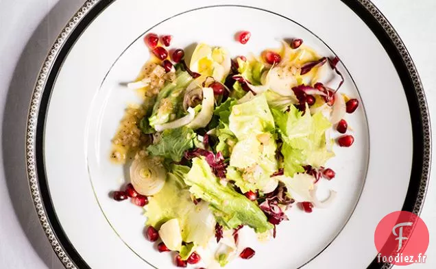 Laitues d'Hiver aux Graines de Grenade