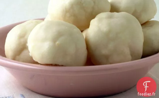 Fondus de Fromage à la Crème avec Glaçage au Citron