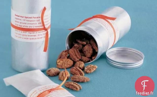 Pacanes Épicées Sucrées Et Chaudes