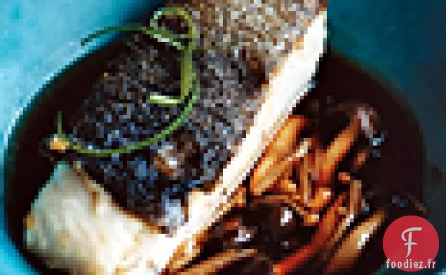 Morue Noire aux Champignons et Poivre Sansho
