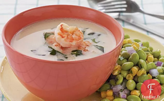 Soupe de Crevettes à la Noix De Coco