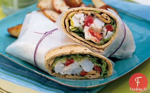 Enveloppements de Homard à la Mayonnaise au Citron