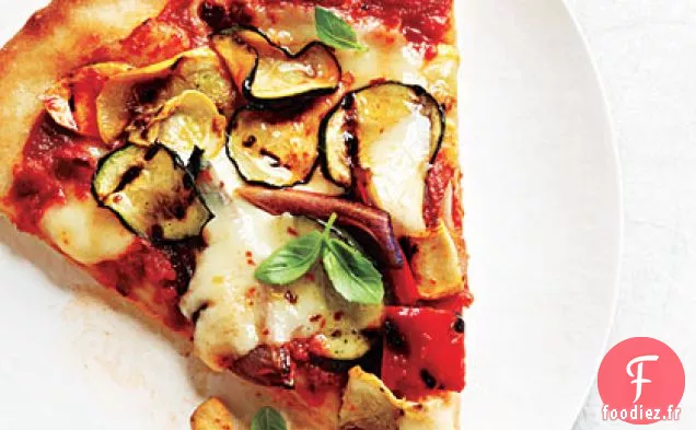 Pizza Aux Légumes Grillés d'Été