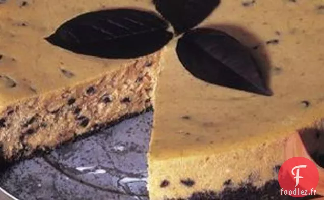 Gâteau au Fromage à la Citrouille aux Pépites de Chocolat