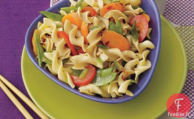 Nouilles aux Œufs Sautés aux Légumes