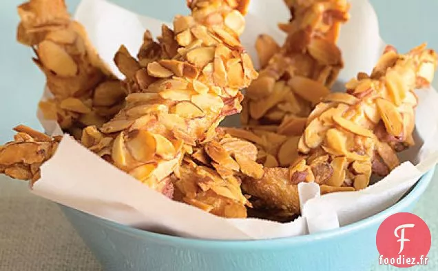 Poulet en croûte d'amandes