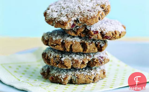 Biscuits au Pain d'Épice aux Canneberges