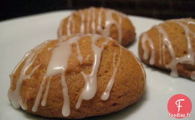 Biscuits À La Citrouille Épicés Avec Glaçage À L'Érable