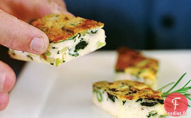 Frittata aux Épinards et Poireaux