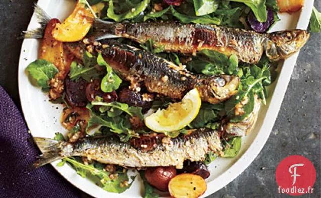 Salade Portugaise de Sardines et Pommes de Terre à la Roquette