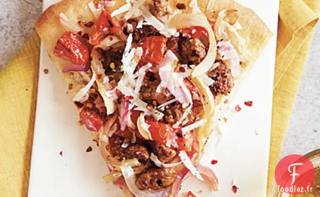 Pizza à la Saucisse (Pizza alla Salsiccia)
