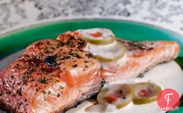 Saumon de la Grande Ville à la Sauce Martini