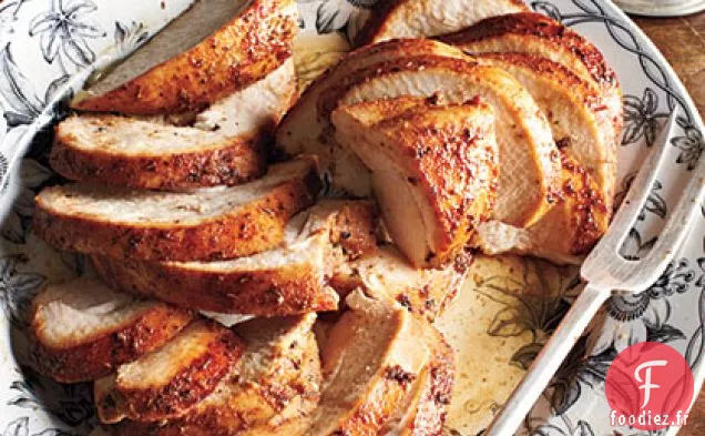 Poitrine de Dinde Épicée à l'Érable avec Sauce Rapide