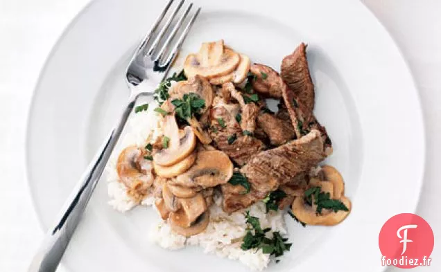 Boeuf Rapide Stroganoff