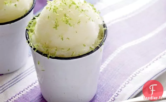 Sorbet Citron Vert et Basilic