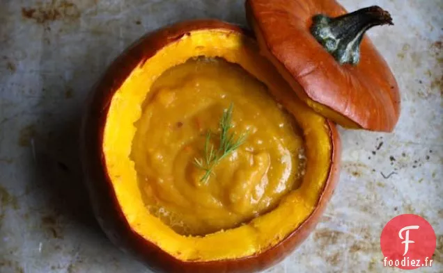 Soupe à la citrouille Allemande (kurbissuppe)