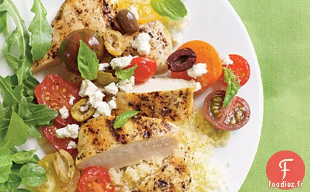 Poitrines de Poulet aux Tomates et Olives