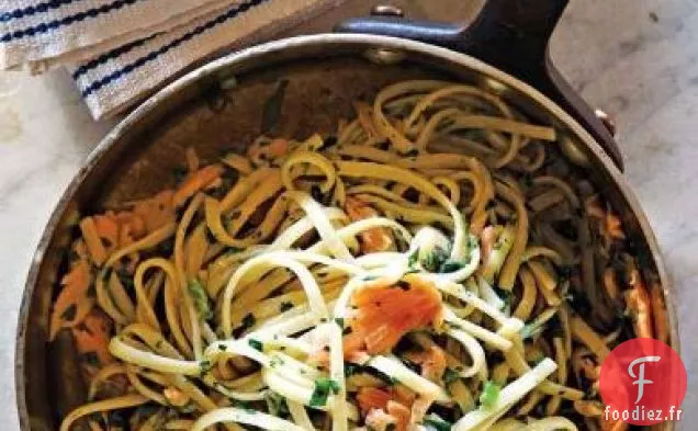 Linguine Sauce Saumon Fumé