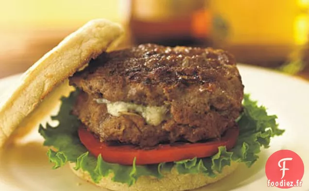 Hamburgers Farcis au Fromage Bleu