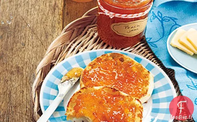 Confiture de Pêche à la Cannelle