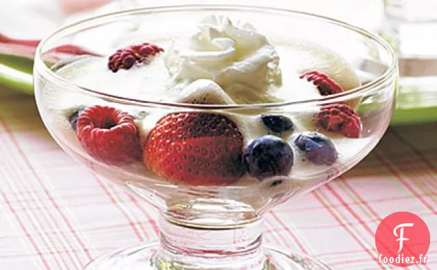 Zabaglione aux Baies Fraîches